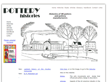 Tablet Screenshot of potteryhistories.com